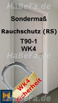 T90-1 H16 WK4 Rauchschutztür im Sondermaß