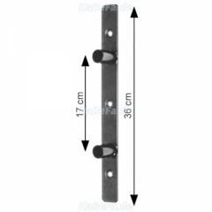 Restbestand: Sicherheitsgitter für Kellerfenster Modell Elegant mit eingebauter Rollstange als Durchsägeschutz, weiß, schwarz, verzinkt