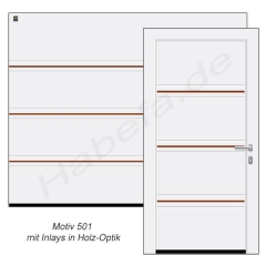 Inlays in Holz-Optik