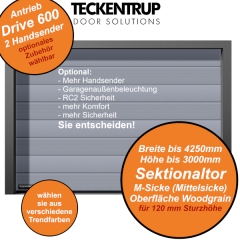 Beispielansicht GSW40 CarTeck bis 4250 x 3000 mm