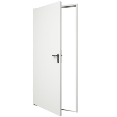 Stahltür ZK Standardtür von Hörmann in der Breite 1250mm und wählbarer Höhe, komplett mit Türblatt, Zarge, Dichtung und Beschlägen