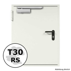T30/RS Klappe Modell H8-5 von Hörmann kleine einflügelige Brand- und Rauchschutztür, Breite 800mm Höhe 800mm
