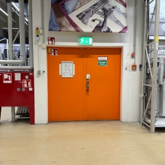 T90-2 H16 OD Feuerschutztür, 2250 mm x 2250 mm