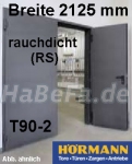 T90-2 RS H16 Rauchschutztür / Feuerschutztür, 2125 mm x 2125 mm