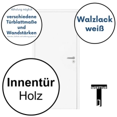 WERTTÜR Walzlack-Edition - Zimmertür mit Zarge - 15 Tage Lieferzeit