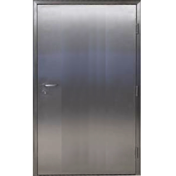 Edelstahlt&uuml;r STU-1 Dickfalz B: von 1251 bis 1410 mm, H: bis 2000 mm