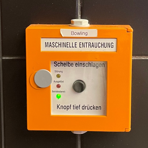 Hekatron Handauslösung DKT 02 or / in Orange / Artikelnummer 6200246 für Anlagen mit Selbsthaltung