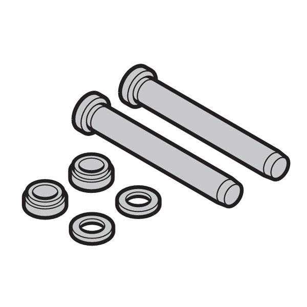 Hörmann Bolzenset für Sicherheitstüren RC4, B3 KO/KO (547572) für 1-flg. Türen mit Systemzarge, U-Zarge und Blockzarge Typ 1