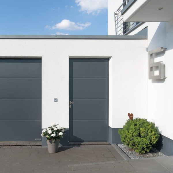 Garagennebent&uuml;r Eckzarge L-Sicke von H&ouml;rmann