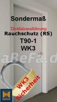 T90-1 H16 WK3 Rauchschutztür im Sondermaß, Dickfalz