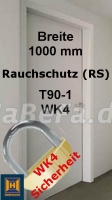 T90-1 H16 WK4 Rauchschutztür, B: 1000 mm, Höhe wählbar