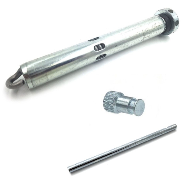 Set: Hörmann Federbandbolzen FH 615-20 (547584), Arretierstift (547589) und Spannstift (340189) für die Tür-Modellle wie H3 OD oder D65 