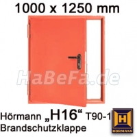 T90-1 H16 Brandschutzklappe / Feuerschutzklappe B: 1000 mm H: 1250 mm