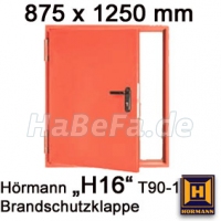 T90-1 H16 Brandschutzklappe / Feuerschutzklappe B: 875 mm H: 1250 mm