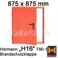 T90-1 H16 Brandschutzklappe / Feuerschutzklappe B: 875 mm H: 875 mm