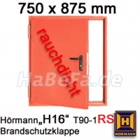 T90-1 H16 Rauchschutzklappe B: 750 mm H: 875 mm