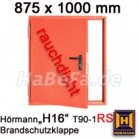 T90-1 H16 Rauchschutzklappe B: 875 mm H: 1000 mm