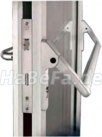 2x Anti-Panik-Stangenriff in Aluminium Typ B 7100