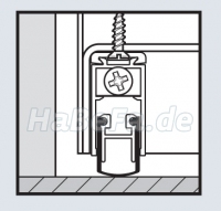 Absenkbare Bodendichtung