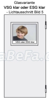 Glassorte ESG klar oder VSG klar für Lichtausschnitt Bild 5