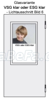 Glassorte ESG klar oder VSG klar für Lichtausschnitt Bild 6