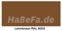 RAL 8003 Lehmbraun