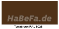 RAL 8028 Terrabraun