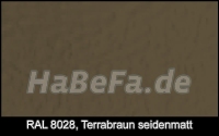 Terrabraun RAL 8028