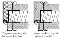 Umfassungszarge Ständerwerk 100-280mm