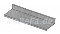 mit Regenleiste aus eloxiertem Aluminium